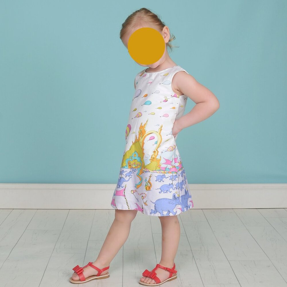 Dr Seuss Oh the Places You'll Go Dress for Girls, 4T